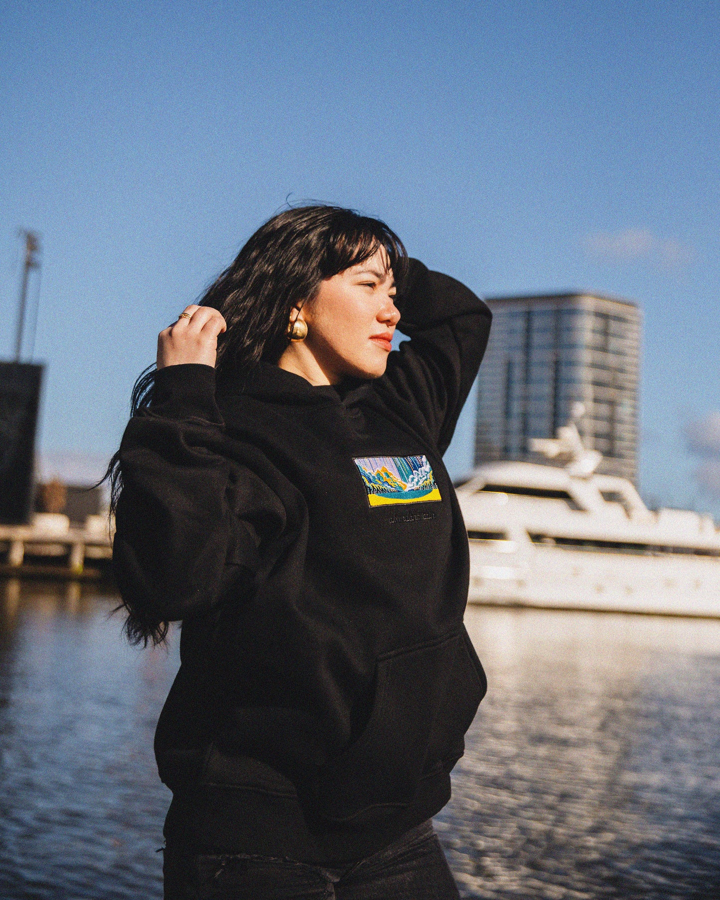 Abundant Rain - Premium Pullover Hoodie (Black)