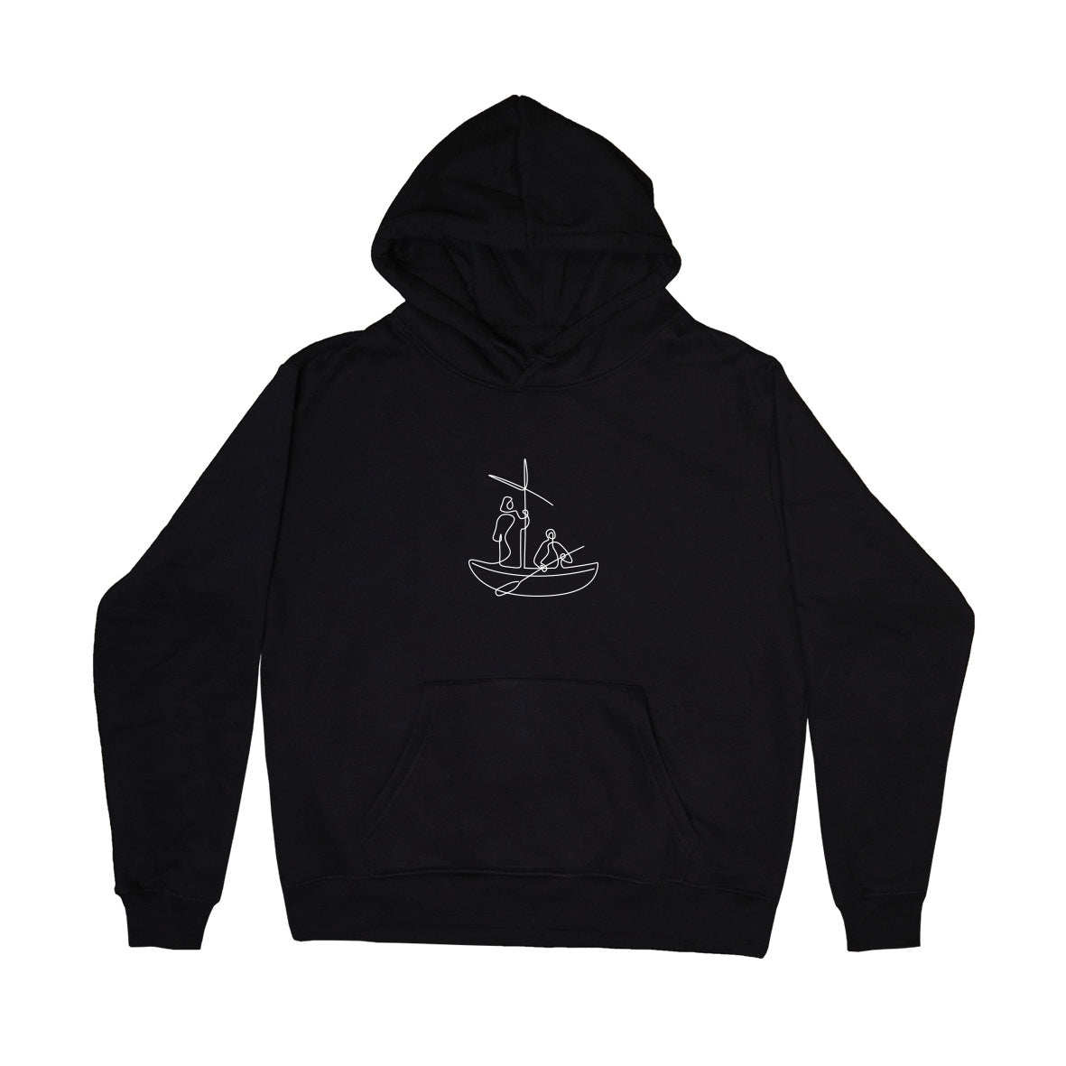 Proverbs 3:5-6 - Pullover Hoodie (Black)