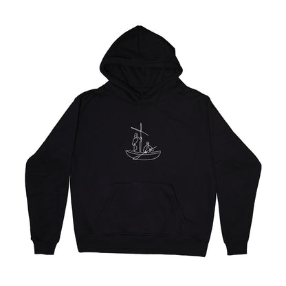 Proverbs 3:5-6 - Pullover Hoodie (Black)
